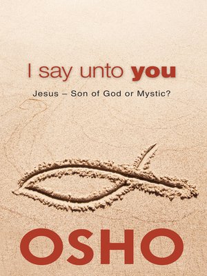 cover image of I Say Unto You